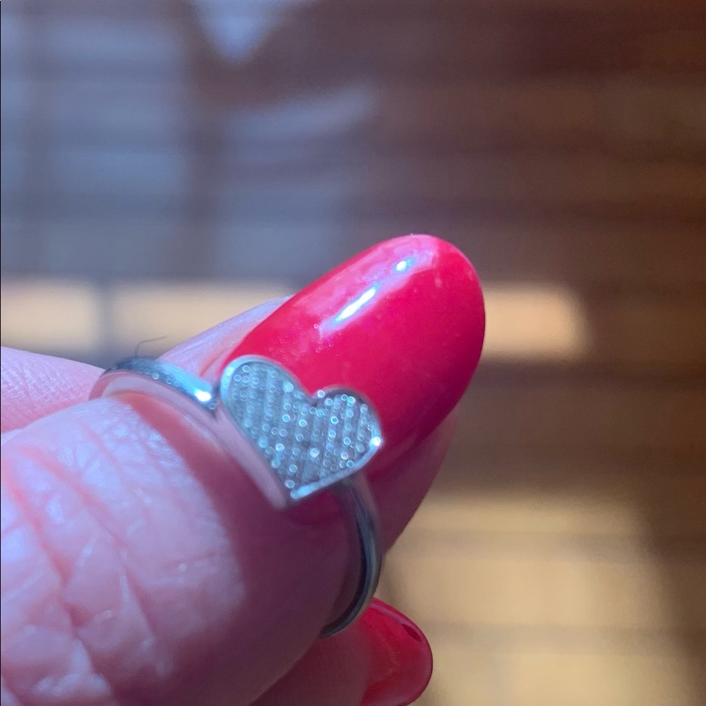 Beautiful 14k white gold ring - Picture 4 of 11